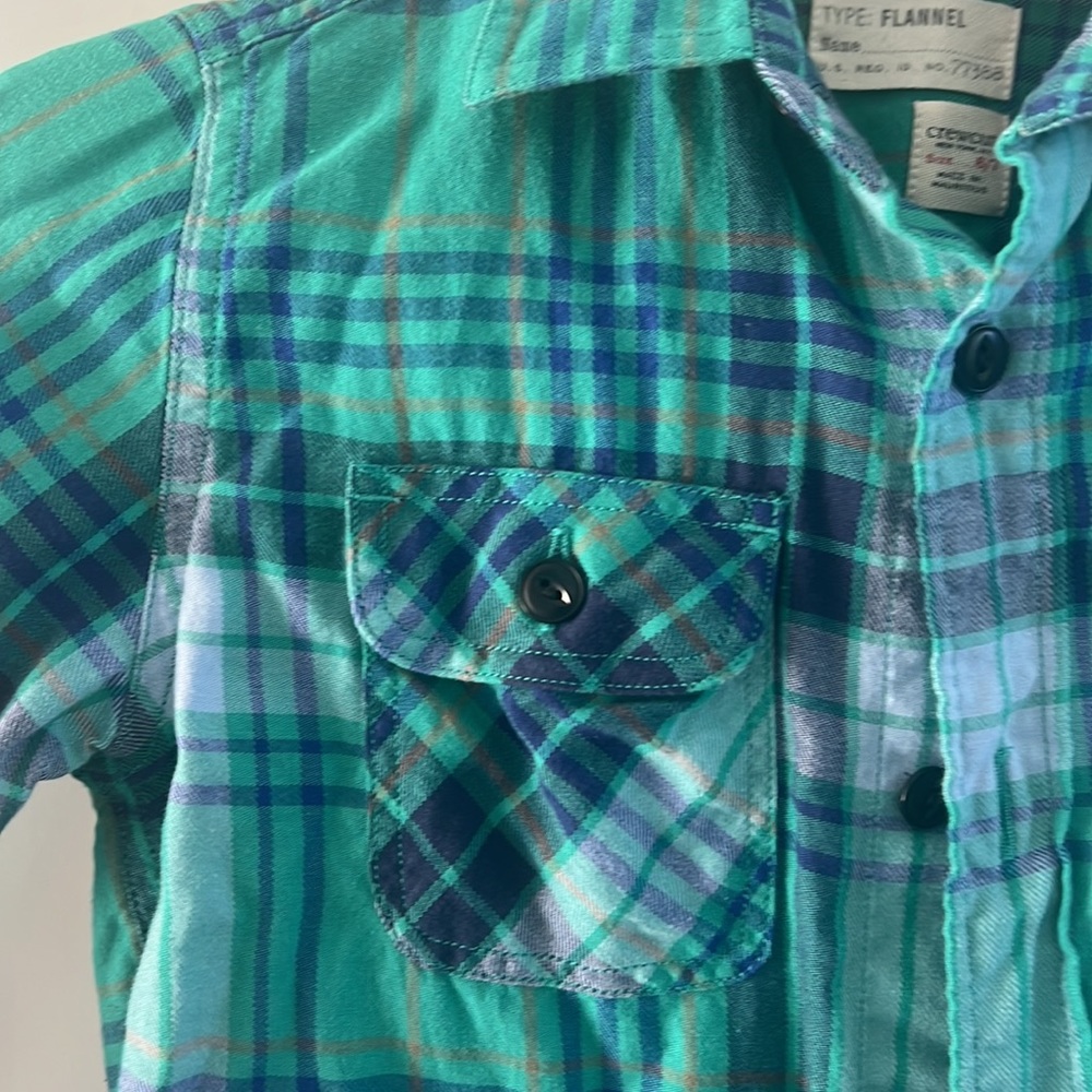 Crewcuts flannel button down - Picture 3 of 7